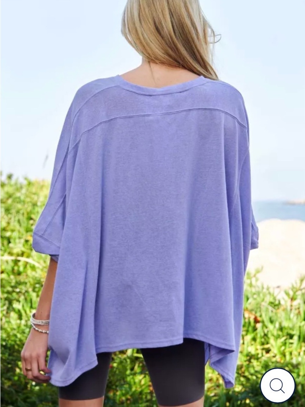 Davi & Dani Oversized Kimono Sleeve Tops - Plus - Picture 2 of 7